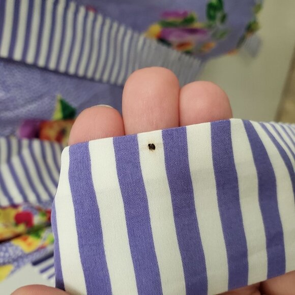 Victoria's Secret Vintage 90s Gold Label Mixed Print Slip Negligee + Robe Set P - Picture 5 of 9